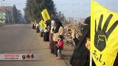 وقفات أمام قرى الدقهلية لأعضاء الإرهابية احتجاجا على فوز السيسي