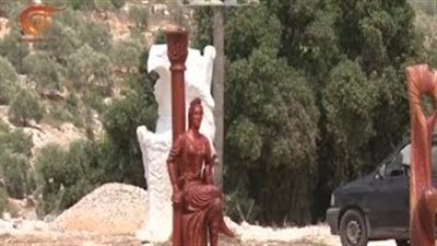 بالفيديو.. إعادة نحت 40 تمثالا بمدينة تدمر الأثرية السورية