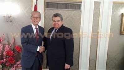 وزير التعليم العالي يستقبل رئيس منتدى العلوم الياباني