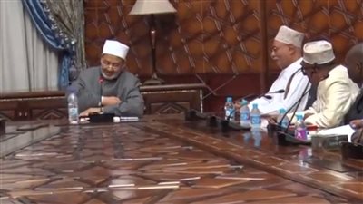 بالفيديو.. شيخ الأزهر يلتقي رئيس المجلس الأعلى لمسلمي كينيا
