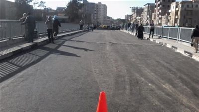 مرور الجيزة تجري إصلاحات بكوبري فيصل