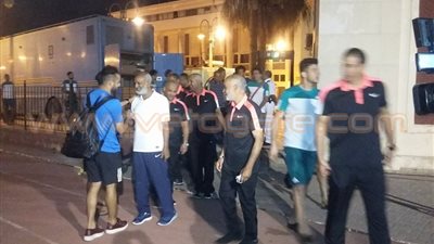 بالصور.. الاتحاد يصل استاد الإسكندرية لملاقاة سموحة