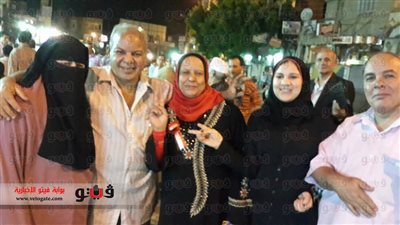 بالصور والفيديو.. استمرار احتفال أهالي منيا القمح بفوز السيسي