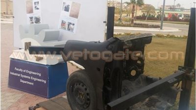 فريق طلابي بـ«هندسة أكتوبر للعلوم» لحل أزمة حوادث الطرق