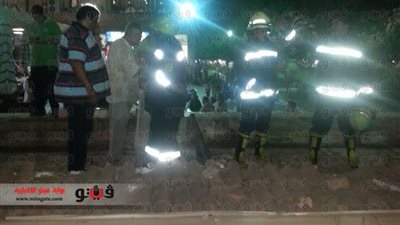 بالصور.. انهيار مبني بجوار نادي الشمس