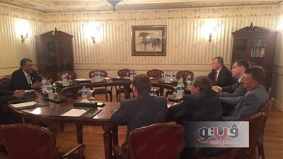 بالصور.. وزير قطاع الأعمال يبحث مع وفد أوكراني التعاون المشترك