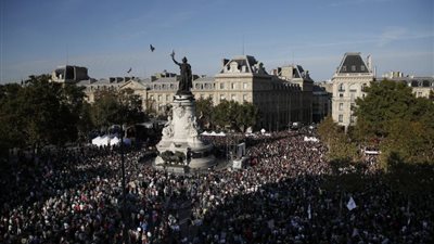 تظاهرة في باريس دعما لوحدة إسبانيا