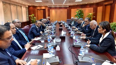 وزيرة الاستثمار تلتقي مسؤولي جمعيات سوق المال