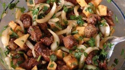 طريقة عمل الكبدة بالبصل على الطريقة الأصلية