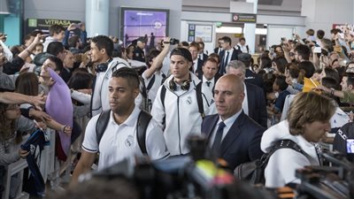 وصول لاعبي ريـال مدريد إلى سيلتا فيجو