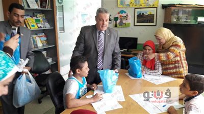 وكيل «تعليم الجيزة» يتفقد لجان امتحانات الإعدادية بمستشفى 57357