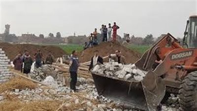 حملات أمنية لإزالة التعديات على أراضي الدولة في 10 محافظات