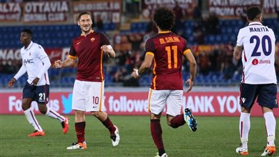 محمد صلاح أفضل لاعب في لقاء روما وبولونيا