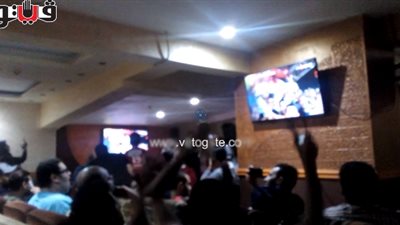 بالفيديو.. فرحة جماهير الإسكندرية بهدف محمد صلاح في الكونغو