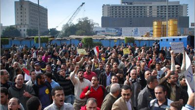 «النقد الدولى» يربط القرض بسلمية مظاهرات 25 يناير