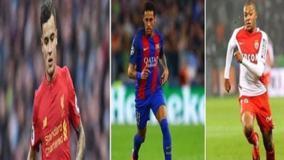 5 صفقات تنتظر الحسم في الميركاتو الصيفي.. ريـال مدريد ينتظر مبابي في صفقة تاريخية.. برشلونة يحارب لضم كوتينيو.. سان جيرمان يقترب من نيمار.. ليفربول ينافس على كيتا.. ومانشستر يخطط لخطف نجم الإنتر