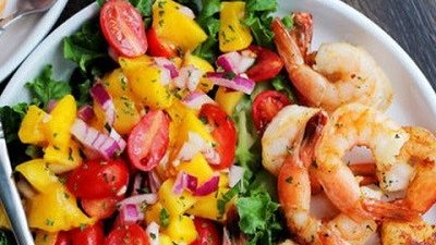 طريقة إعداد الجمبري بخلطة الخضراوات من مطبخ منال الكومي