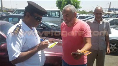 بالصور.. حملة أمنية مكبرة لضبط المخالفين بمطار القاهرة