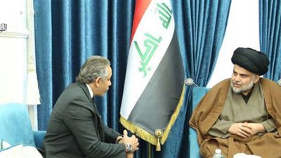 بالصور.. تفاصيل لقاء سفير مصر في العراق بمقتدي الصدر