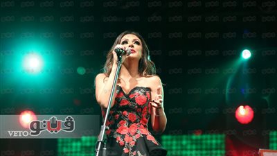 بالصور.. أنغام تشعل مسرح جرين بلازا بالإسكندرية