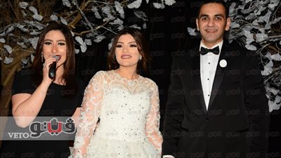 بالصور.. بوسي وسعد الصغير وصافينار يشعلون حفل زفاف «أحمد ورنا»