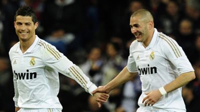 «رونالدو وبنزيمة» يقودان هجوم مدريد أمام فولفسبورج بدوري الأبطال