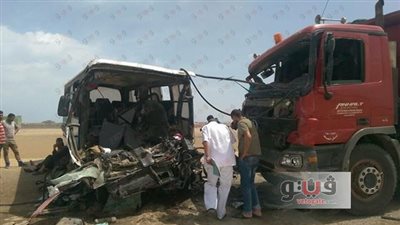 الدفع بأطباء لمستشفى بورفؤاد لإنقاذ مصابي حادث أتوبيس المعلمين