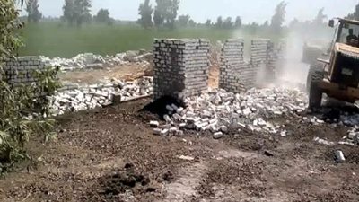 زراعية المنيا تندد بالتعدى على أراضى  الشرقية