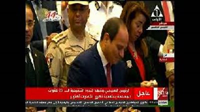 بالفيديو.. بكاء وزيرة التضامن متأثرة بحديث زوجة الشهيد أحمد المنسي