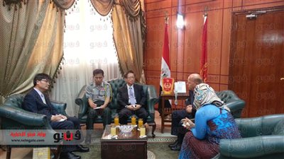 بالفيديو والصور.. محافظ بورسعيد يجتمع بسفير كوريا الجنوبية لبحث سبل التعاون