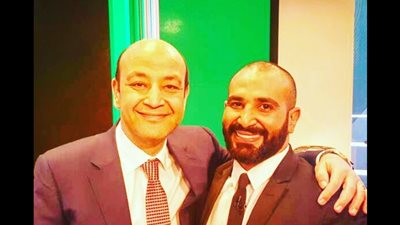 رسالة أحمد سعد لعمرو أديب بعد استضافته في برنامجه