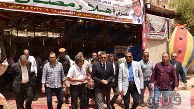 محافظ أسيوط يفتتح معرض «أهلا رمضان» لتوفير السلع بتخفيض 20%