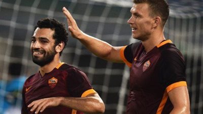 دزيكو يقود هجوم روما أمام فيورنتينا وصلاح على مقاعد البدلاء