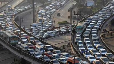 ٤محاور بديلة لتفادي توقف الحركة المرورية أعلى كوبري أكتوبر