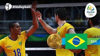 البرازيل تحصد ذهبية «الطائرة» في أوليمبياد «ريو 2016»