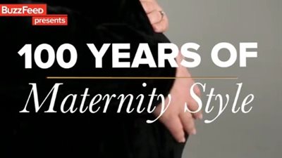 بالفيديو.. تطور ملابس المرأة الحامل منذ 100 عام