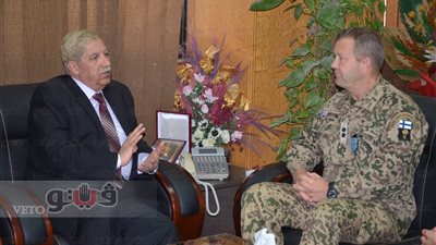 محافظ الإسماعيلية يستقبل وفدا عسكريا من الأمم المتحدة