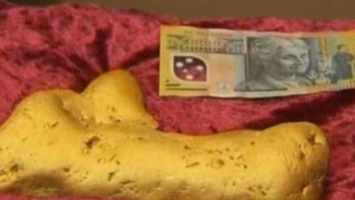 بالفيديو.. أسترالى يعثر على ذهب بأكثر من 300 ألف دولار