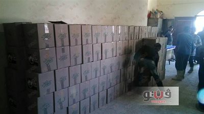 بالصور.. توزيع 600 كرتونة غذائية بالقناطر الخيرية بمناسبة رمضان