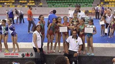 بالصور.. وادي دجلة يحصل على المركز الثالث تحت 9 سنوات ببطولة الجمهورية للجمباز