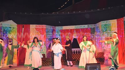 ‎بالصور.. افتتاح العرض المسرحي «سعيد حظووووو» على مسرح جمصة‎