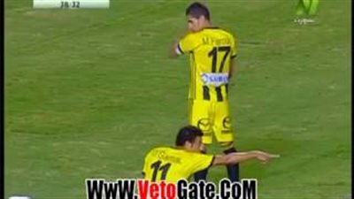 بالفيديو.. المقاولون يتقدم على الشرقية 1/2 في الشوط الأول