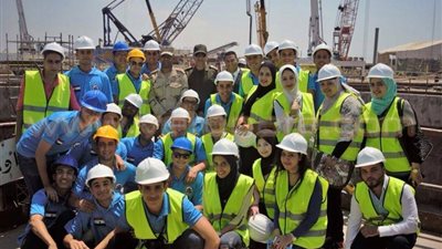 بالصور.. طلاب «الأهرام الكندية» يزورون مشروع «أنفاق بورسعيد»