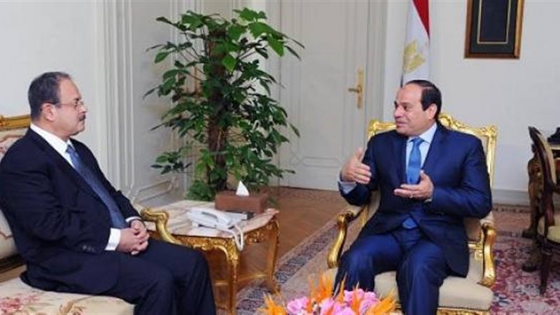 السيسي ووزير الداخلية