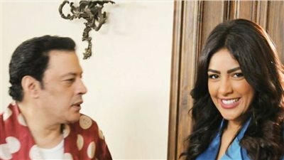 عمرو عبد الجليل ونرمين ماهر في كواليس «البارون»