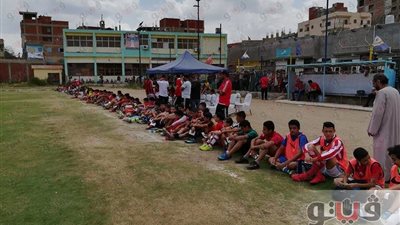 900 متقدم في اختبارات ناشئي المقاصة بـ«كفر صقر»