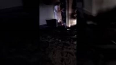 بالفيديو.. «سكوتر ذكي» يتسبب في اندلاع حريق بمنزل