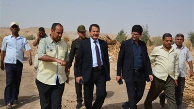 بالصور.. إزالة تعديات بمساحة 25 فدانا من أملاك الدولة في سوهاج