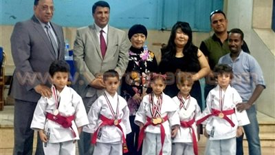 تألق براعم الكاراتيه لفريق الزمالك في بطولة الجيزة