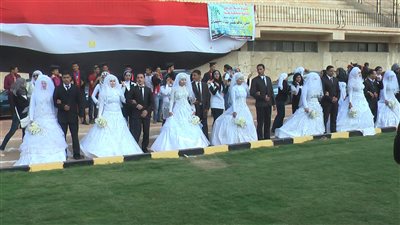 حفل زفاف جماعى لـ30 عروسًا بسوهاج